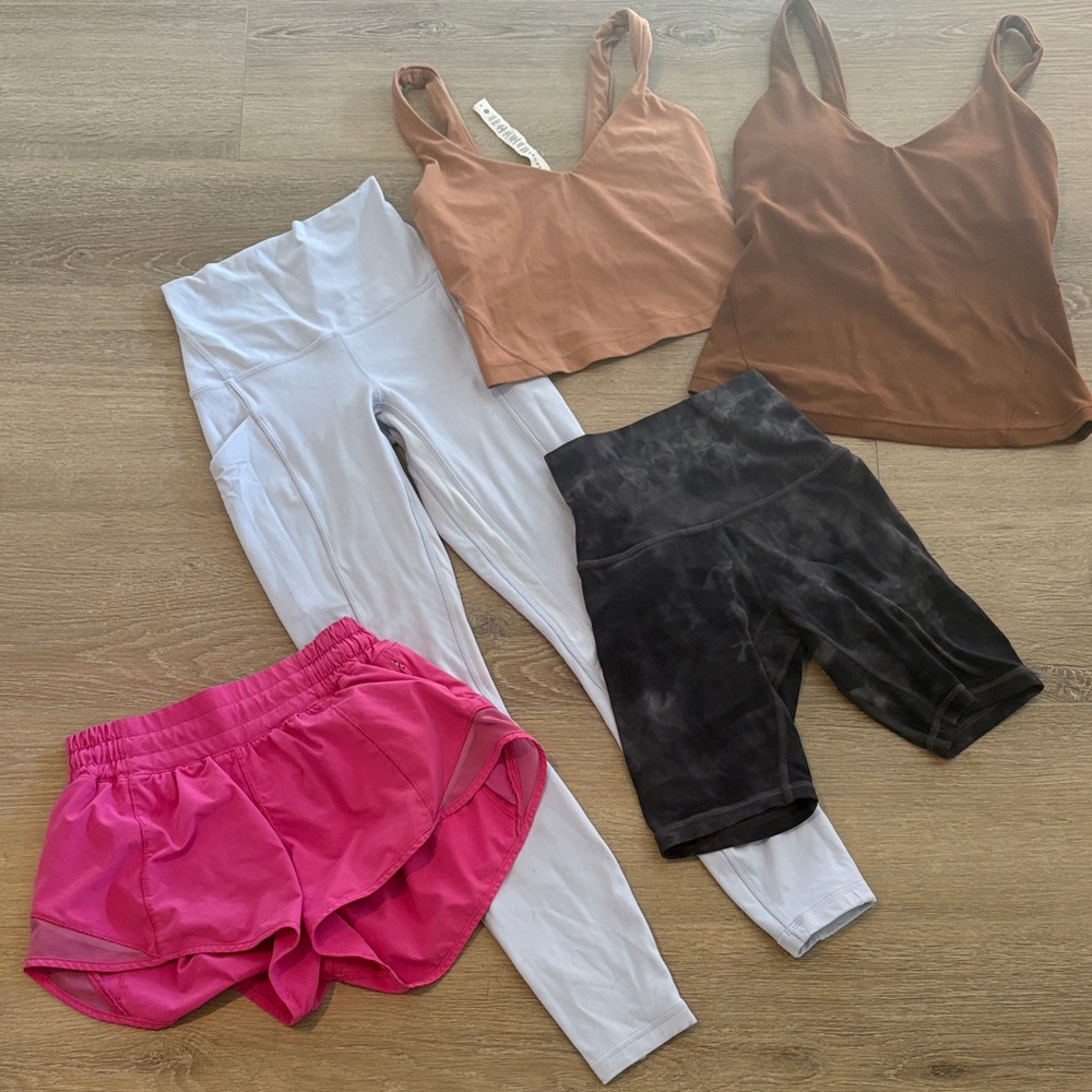 Bundle of 5 lululemon pieces - size 0